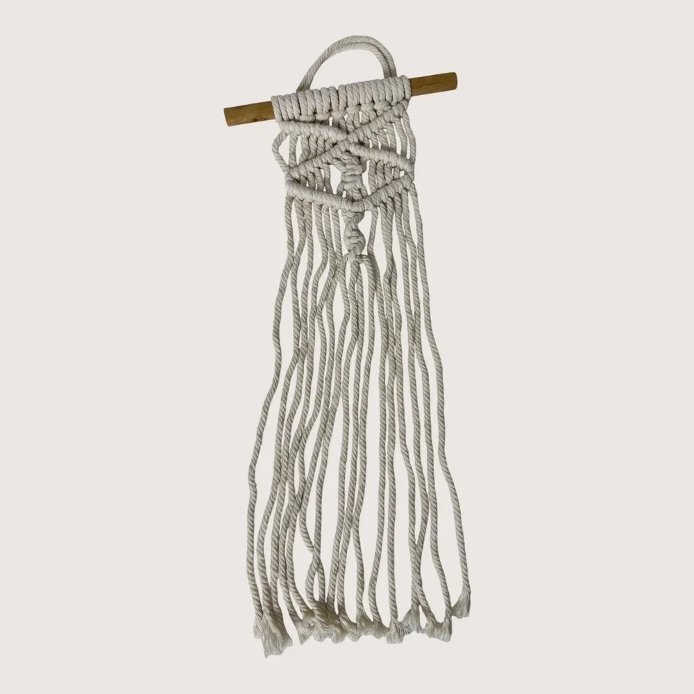 Macrame Boho Wall Decor Hangings Vintage‎ 1970'S Set of 2